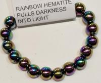 Rainbow hemitite bracelet