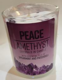 Amethyst candle