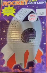 Rocket night light