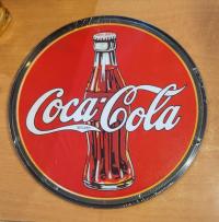 Coke round sign