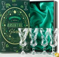 Set of 4 absinthe glasses