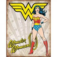 Wonder woman w sign