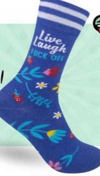 Live laugh socks 