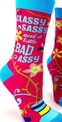 Classy sassy bit bad assy socks