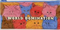 World domination cats pencil bag