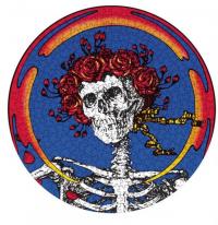 Grateful dead round puzzle